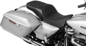 Drag Specialties Seats Seat Freedom Extended Reach Smooth Vinyl Touring Seat Drag Specialties