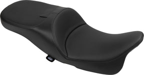 Drag Specialties Seats Seat Freedom Extnd Smooth Vinyl W/Solar Leather Touring Seat Drag Specialties