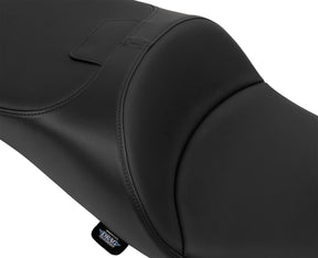 Drag Specialties Seats Seat Freedom Extnd Smooth Vinyl W/Solar Leather Touring Seat Drag Specialties