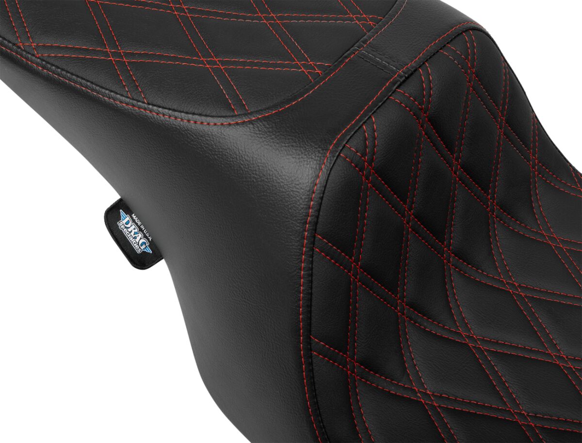Drag Specialties Seats Seat Perf.Preditor 2 Up Ddstch SEATS-FOR HARLEY DRESSER/TOURI Drag Specialties