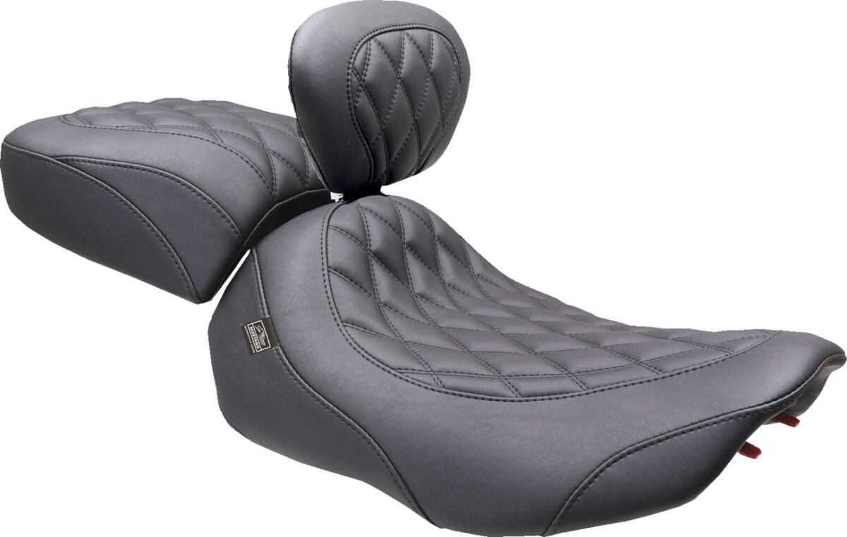 Mustang Seat Solo Wide Tripper Cvo 2 SEATS-FOR HARLEY DRESSER/TOURI Mustang