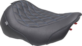 Mustang Seat Solo Wide Tripper W/ Dbr SEATS-FOR HARLEY DRESSER/TOURI Mustang