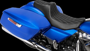 Drag Specialties Seats Seat Predator Iii Ext Reach Vi SEATS-FOR HARLEY DRESSER/TOURI Drag Specialties