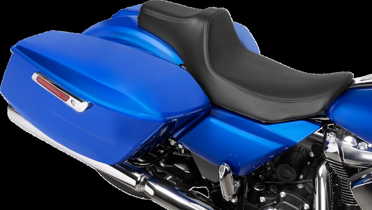 Drag Specialties Seats Seat Predator3 Ext Rch Vinyl W SEATS-FOR HARLEY DRESSER/TOURI Drag Specialties Seats