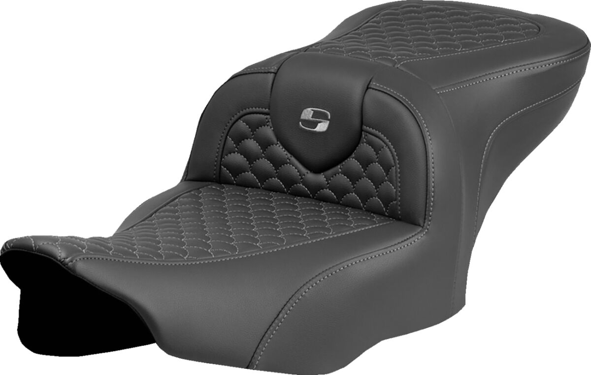 Saddlemen Seat Roadsofa Dragon Dark Grey SEATS-FOR HARLEY DRESSER/TOURI Saddlemen