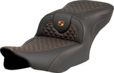 Saddlemen Seat Roadsofa Dragon Orange St SEATS-FOR HARLEY DRESSER/TOURI Saddlemen