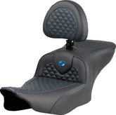 Saddlemen Seat Roadsofa Dragon Blue Stit SEATS-FOR HARLEY DRESSER/TOURI Saddlemen