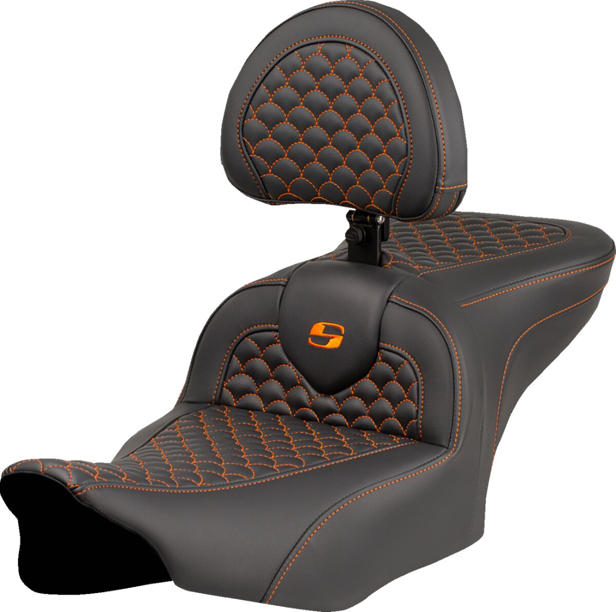 Saddlemen Seat Roadsofa Dragon Orange St SEATS-FOR HARLEY DRESSER/TOURI Saddlemen