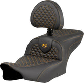 Saddlemen Seat Roadsofa Dragon Gold Stit SEATS-FOR HARLEY DRESSER/TOURI Saddlemen