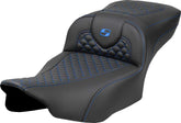 Saddlemen Seat Roadsofa Dragon Blue Stit SEATS-FOR HARLEY DRESSER/TOURI Saddlemen