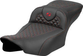 Saddlemen Seat Roadsofa Dragon Red Stitc SEATS-FOR HARLEY DRESSER/TOURI Saddlemen