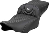 Saddlemen Seat Roadsofa Dragon Silver St SEATS-FOR HARLEY DRESSER/TOURI Saddlemen