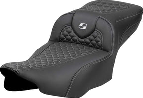 Saddlemen Seat Roadsofa Dragon Silver St SEATS-FOR HARLEY DRESSER/TOURI Saddlemen