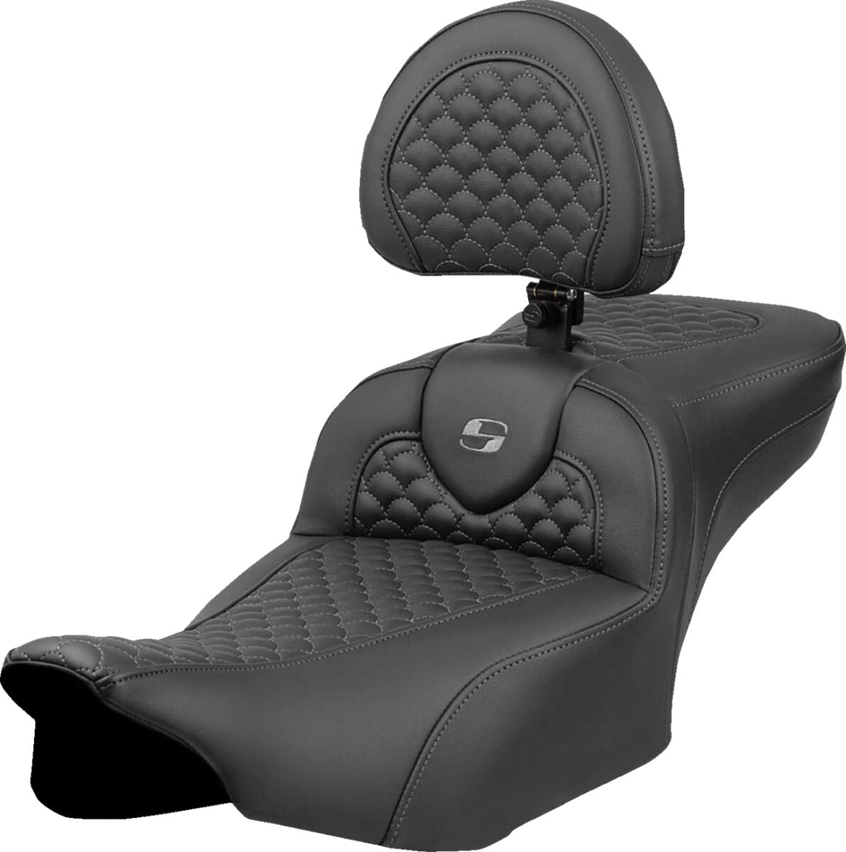 Saddlemen Seat Roadsofa Dragon Dk Gry St SEATS-FOR HARLEY DRESSER/TOURI Saddlemen