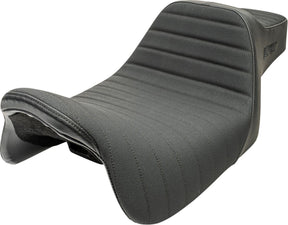 Slyfox Seat Highnoon Clssc Stitch Vnyl SEATS-FOR HARLEY DRESSER/TOURI Slyfox