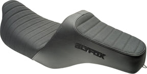 Slyfox Seat Highnoon Clssc Stitch Vnyl SEATS-FOR HARLEY DRESSER/TOURI Slyfox