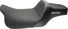Slyfox Seat Highnoon Slv Logo Touring SEATS-FOR HARLEY DRESSER/TOURI Slyfox