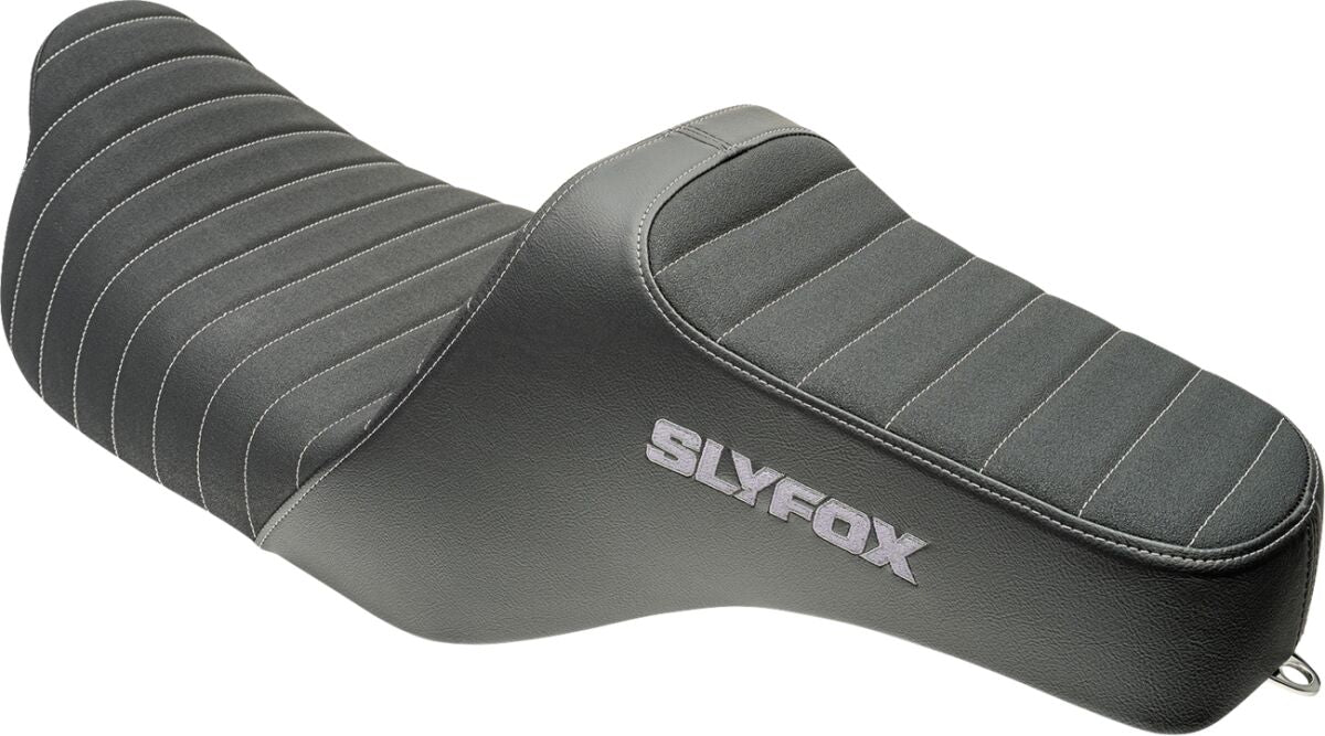 Slyfox Seat Highnoon Slv Logo Touring SEATS-FOR HARLEY DRESSER/TOURI Slyfox