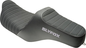 Slyfox Seat Highnoon Slv Logo Touring SEATS-FOR HARLEY DRESSER/TOURI Slyfox