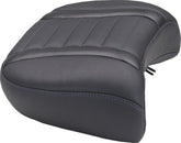 Mustang Seat Rear Dlx Touring Sky Blue SEATS-FOR HARLEY DRESSER/TOURI Mustang