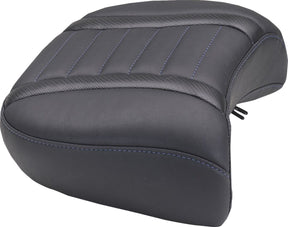 Mustang Seat Rear Dlx Touring Sky Blue SEATS-FOR HARLEY DRESSER/TOURI Mustang