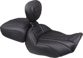 Mustang Seat Solo Deluxe Tour W/Dbr Da SEATS-FOR HARLEY DRESSER/TOURI Mustang