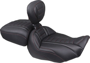 Mustang Seat Solo Deluxe Tour W/Dbr Da SEATS-FOR HARLEY DRESSER/TOURI Mustang