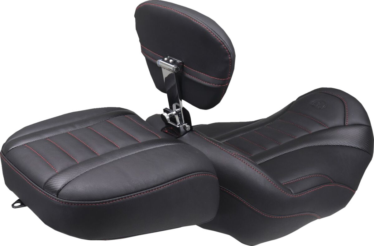 Mustang Seat Solo Deluxe Tour W/Dbr Da SEATS-FOR HARLEY DRESSER/TOURI Mustang