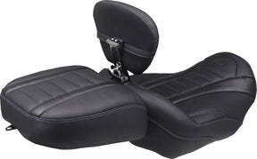 Mustang Seat Solo Deluxe Tour W/Dbr Sk SEATS-FOR HARLEY DRESSER/TOURI Mustang