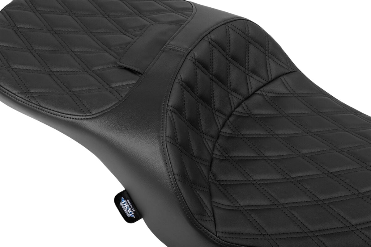 Drag Specialties Seats Seat Freedom 2up Fwd Pos Dd Bl SEATS-FOR HARLEY DRESSER/TOURI Drag Specialties Seats