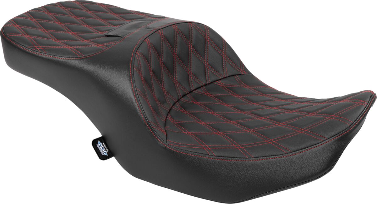 Drag Specialties Seats Seat Freedom 2up Fwd Position SEATS-FOR HARLEY DRESSER/TOURI Drag Specialties Seats