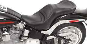 Explorer Ultimate Comfort Seat - 06-17 Softail (FXST/B/S Softail Standard (06-09) & FLSTF/B/S Fat Boy (07-17)) Seat Saddlemen