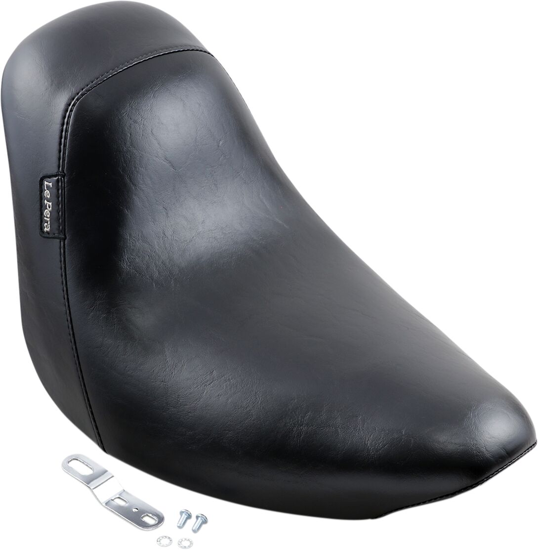 Le Pera Bare Bones Solo Seat With Biker Gel - 06-17 Softail (Wide Tire) Seat Le Pera