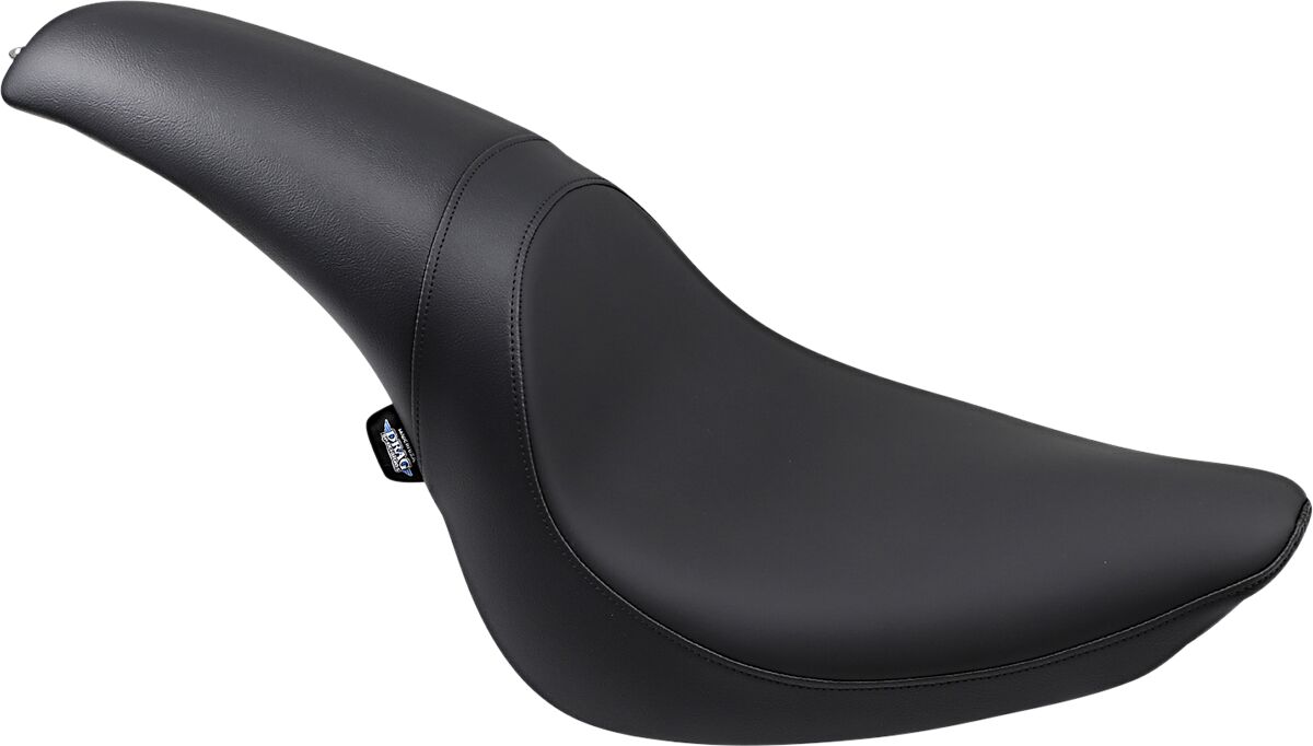 Drag Specialties Seats Seat Predator Rear Full Length Vinyl Black Seat Drag Specialties