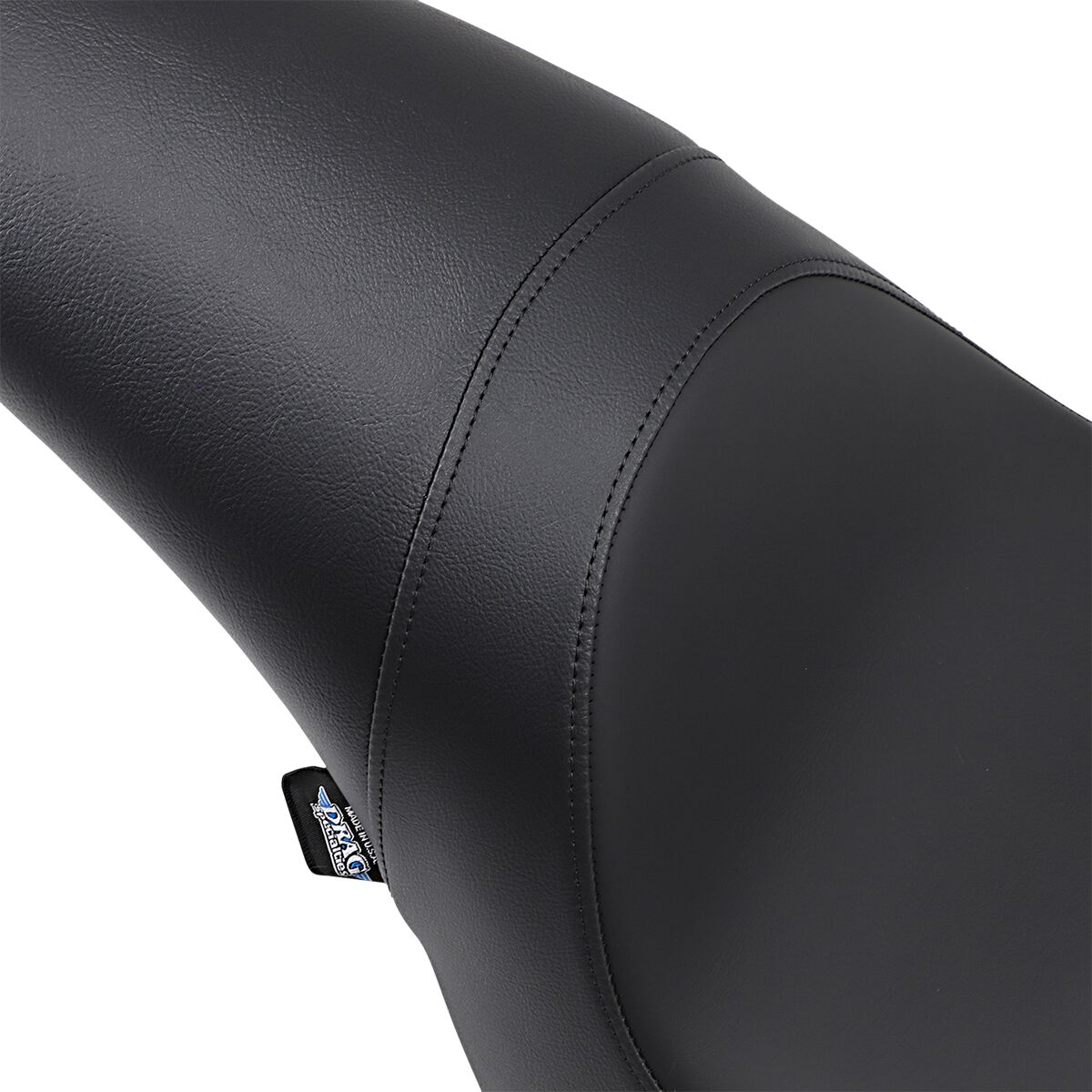 Drag Specialties Seats Seat Predator Rear Full Length Vinyl Black Seat Drag Specialties