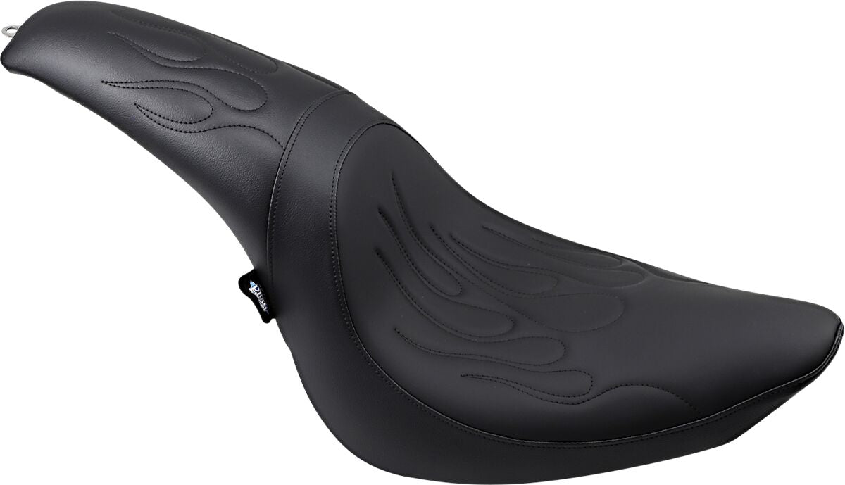 Drag Specialties Seats Seat Predator Rear Full Length Vinyl Black Seat Drag Specialties