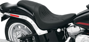 Drag Specialties Seats Seat Predator Rear Full Length Vinyl Black Seat Drag Specialties