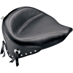 Mustang Seat Wide Touring Solo Plain Studded With Conchos Seat Mustang