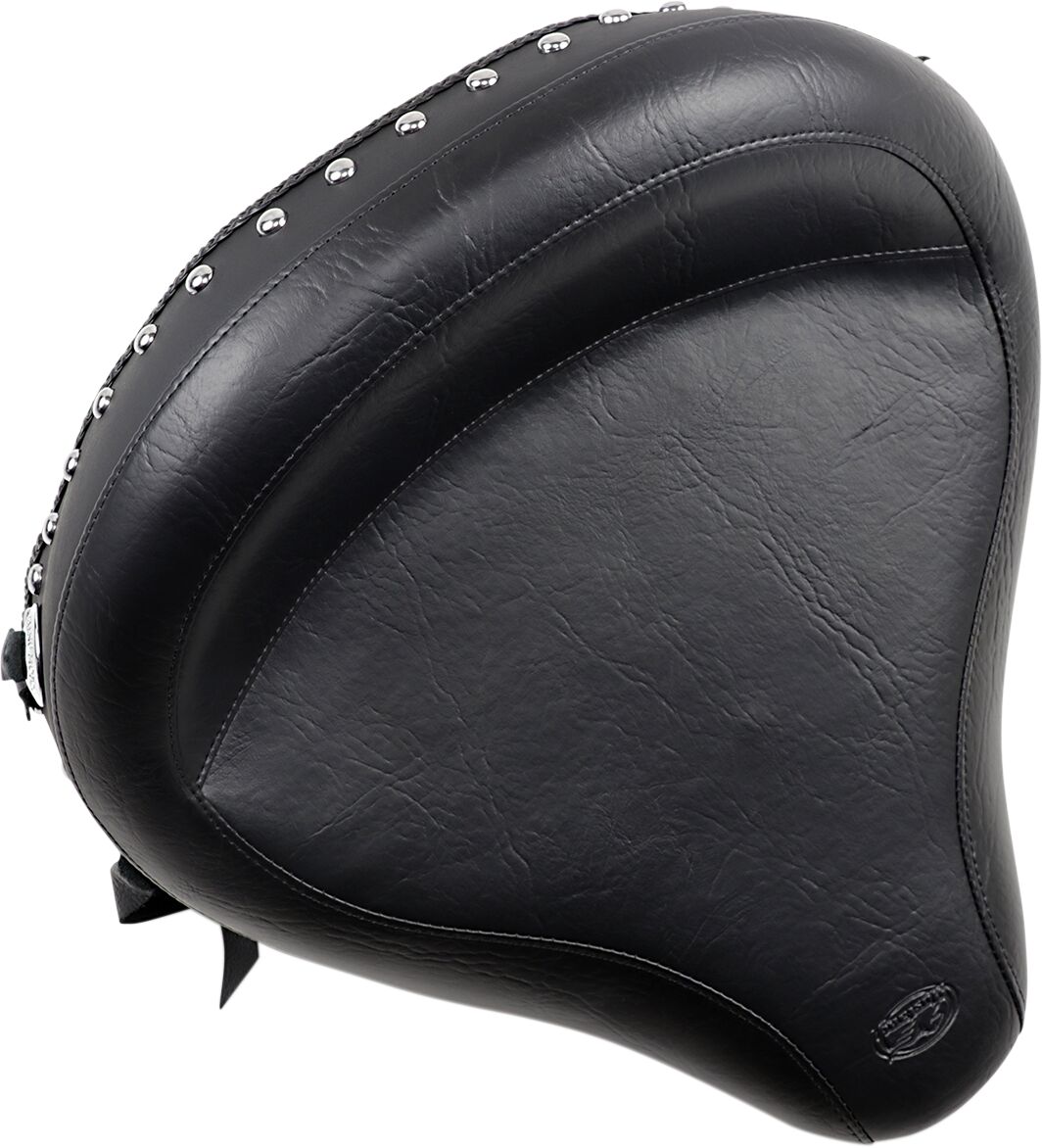 Mustang Seat Wide Touring Solo Plain Studded With Conchos Seat Mustang