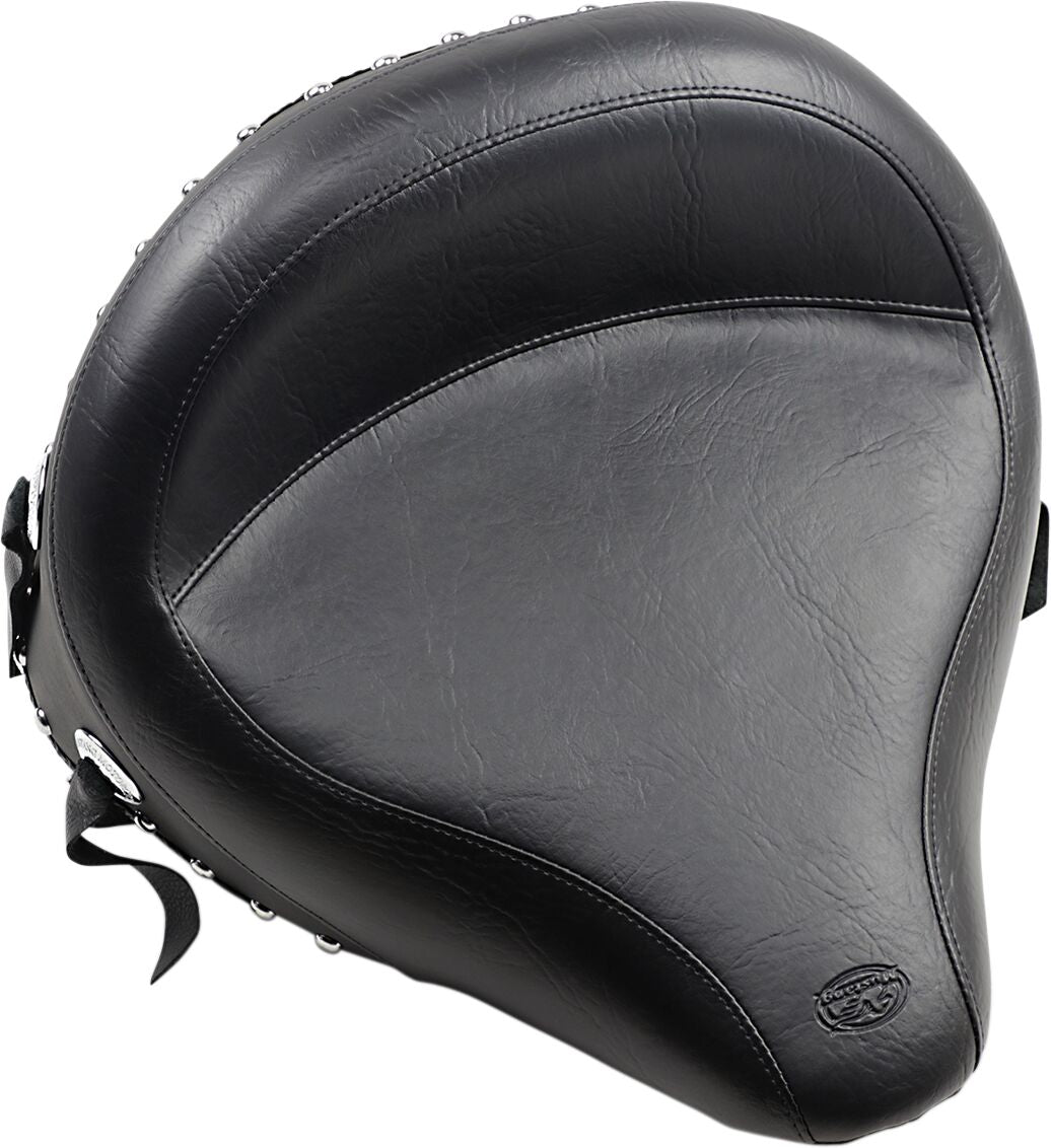 Mustang Seat Wide Touring Solo Plain Studded With Conchos Seat Mustang