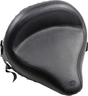 Mustang Seat Wide Touring Solo Plain Studded With Conchos Seat Mustang