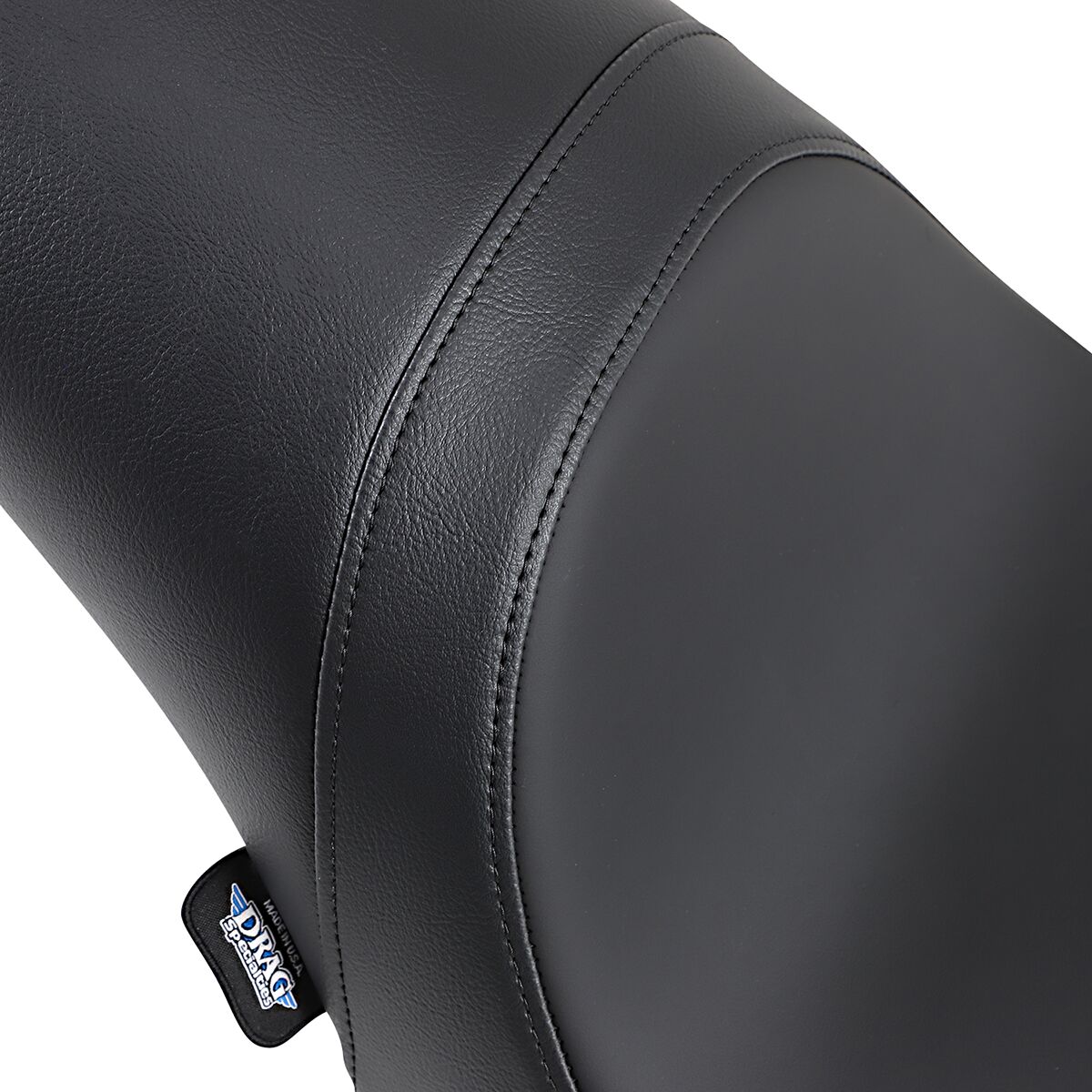 Drag Specialties Seats Seat Predator Rear Full Length Vinyl Black Seat Drag Specialties