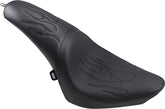 Drag Specialties Seats Seat Predator Rear Full Length Vinyl Black Seat Drag Specialties