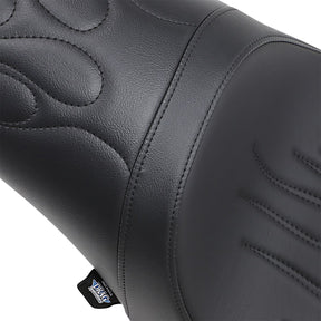 Drag Specialties Seats Seat Predator Rear Full Length Vinyl Black Seat Drag Specialties