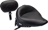 Mustang Seat Wide Touring Solo Studded With Conchos And Backrest Seat Mustang
