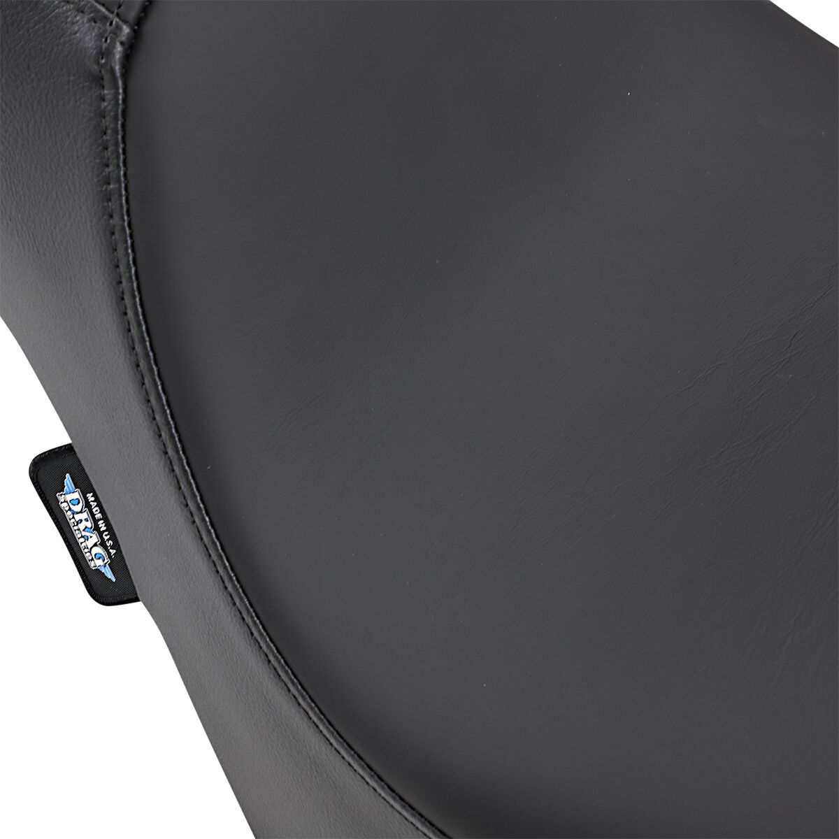 Drag Specialties Seats Seat Predator Rear 2 Up Vinyl Black Seat Drag Specialties