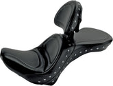 Saddlemen Explorer Special Studs Seat With Driver Backrest - 06-17 Softail (FLSTC HERITAGE) Seat Saddlemen