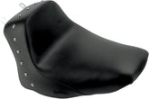 Saddlemen Renegade Heels Down Solo Seat With Chrome Studs - 06-17 Softail (FLSTC HERITAGE, FLSTN DELUXE) Seat Saddlemen