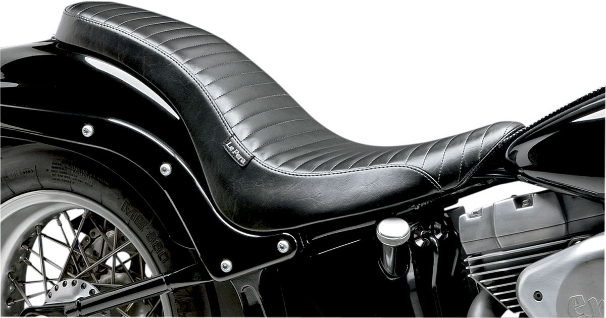 Cobra Pleated Seat - 06-17 Softail (Wide Tire) Seat Le Pera Default Title