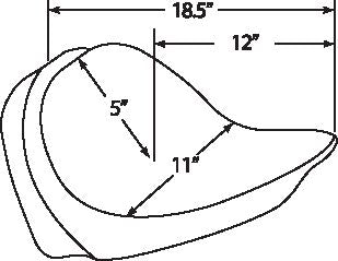 Drag Specialties Seats Seat Solo W/Optional Ez Glide Backrest Front With Driver Backrest Receptacle Vinyl Black Seat Drag Specialties